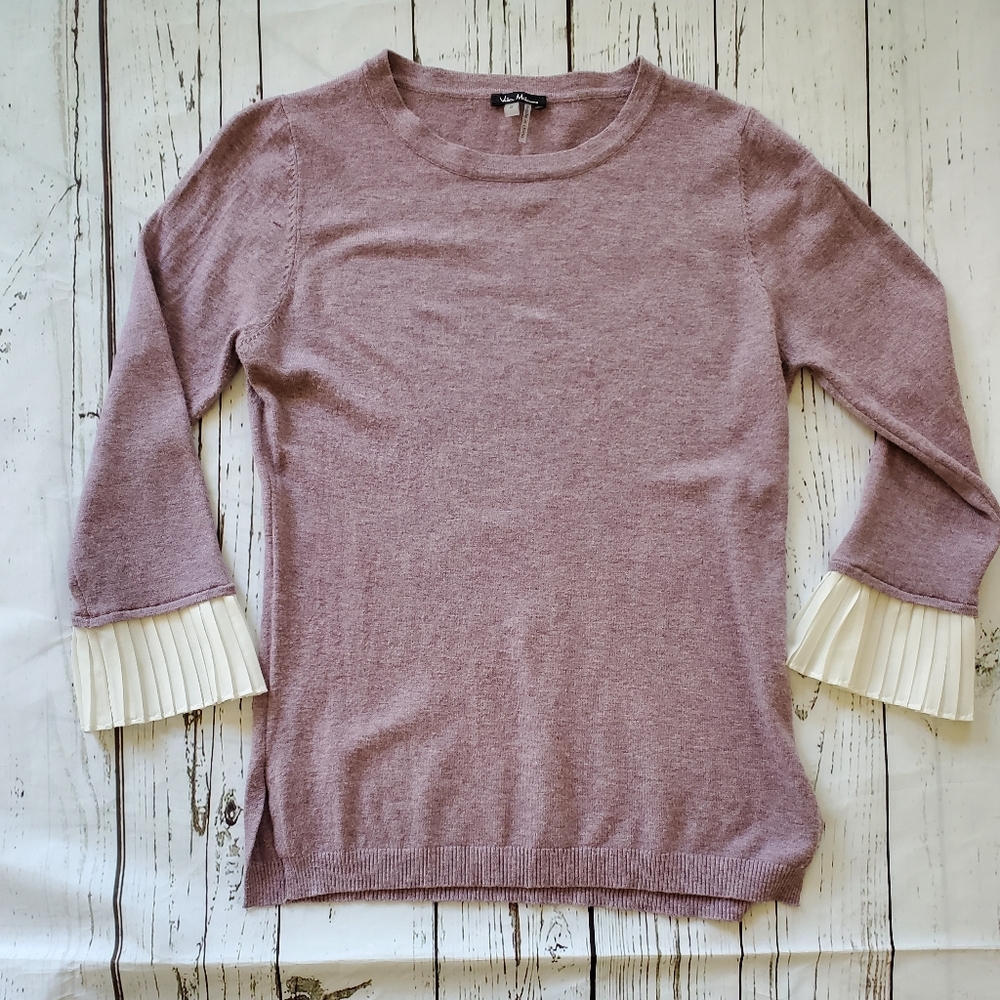 Mauve 3/4 sleeve sweater